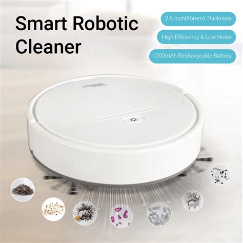 Intelligent Vacuum Cleaner Smart Robotic Cleaner Floor Sweep Machine