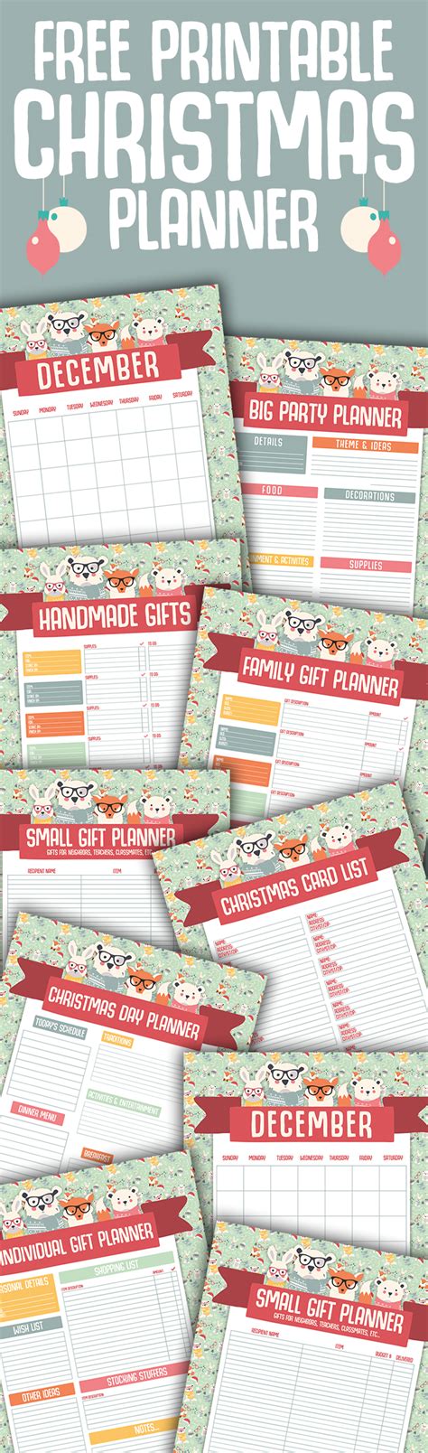 Free Printable Christmas Planner The Cottage Market