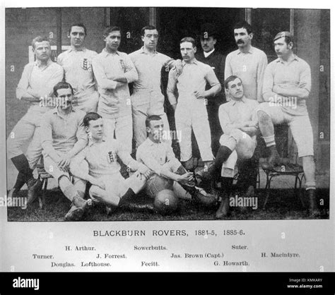 Blackburn Rovers 1885 Stock Photo Alamy