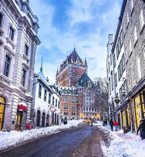 Is There Anything More Magical Than Old Quebec City In The Winter Time