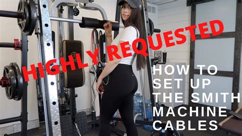 How To Set Up The Cables For Marcy 9010 Smith Machine Youtube