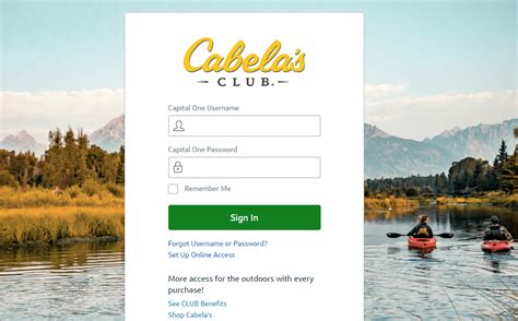 The cabela's credit card program transaction, along with the acquisition of the credit card operations, is anticipated to close in the first half of 2017. cabelas.capitalone.com - Manage Your Cabela's CLUB Credit Card Account - Credit Cards Login