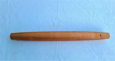 French Style Rolling Pin In Solid Cherry Wood Cherry Rolling Etsy