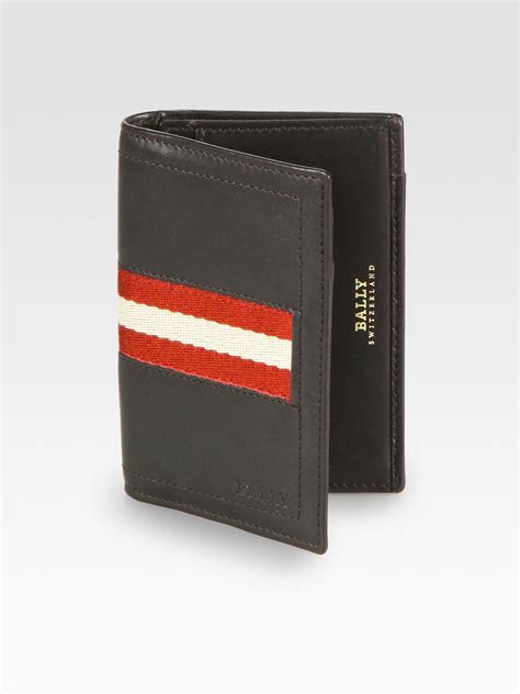 Find great deals on credit card wallets for men at kohl's today! Lyst - Bally Striped Business Card Holder in Black for Men
