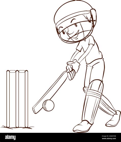 Boy Playing Cricket White Background Cut Out Stock Images And Pictures