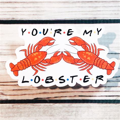 Youre My Lobster Friends Decal Sticker Etsy