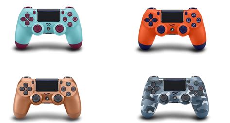 Sony Unveils Four New Dualshock 4 Colors Allgamers