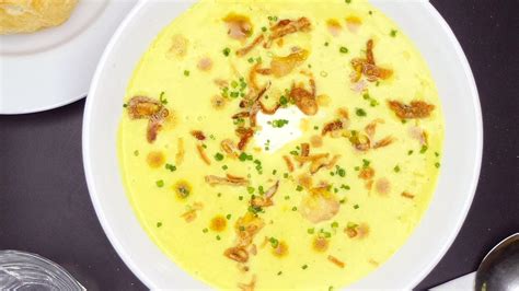 Brian Lanes Spiced Jerusalem Artichoke Soup Recipe Unilever Food