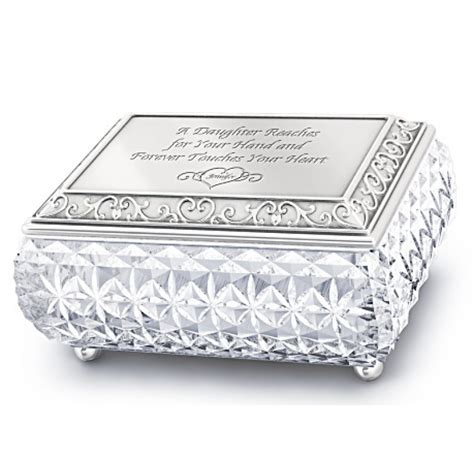Personalized Heirloom Crystal Music Box For Daughter