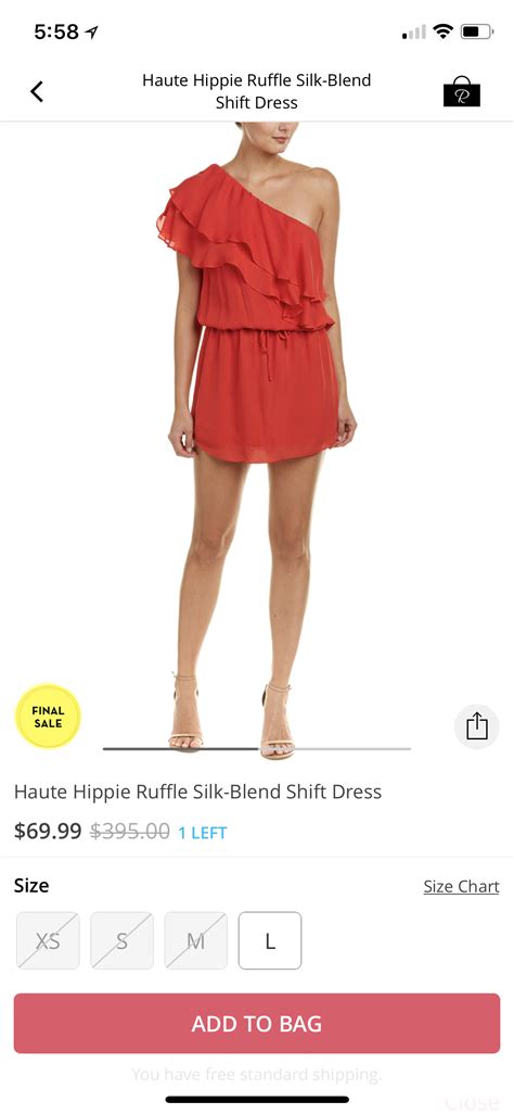 One Shoulder Shoulder Dress Haute Hippie Beatrice Dress P Size