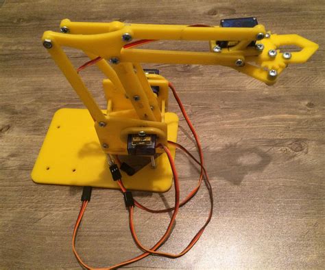 How To Build A Simple Arduino Robotic Arm Diy Arduino