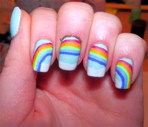 Easy Nail Art And Make Up Ideas How To Create A Rainbow Nails