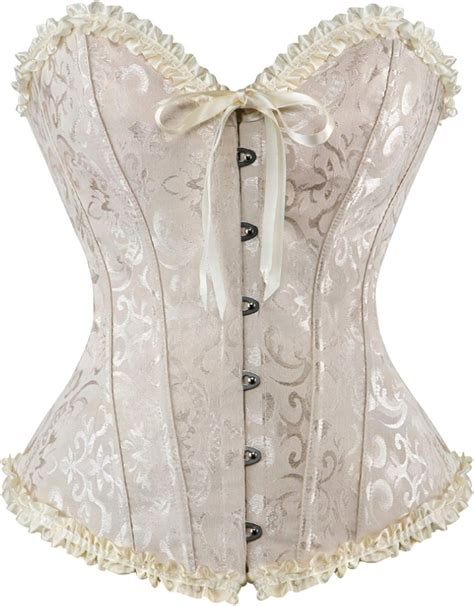 corsets and bustiers shapewear lingerie overbust corset plus size brocade women sexy corset
