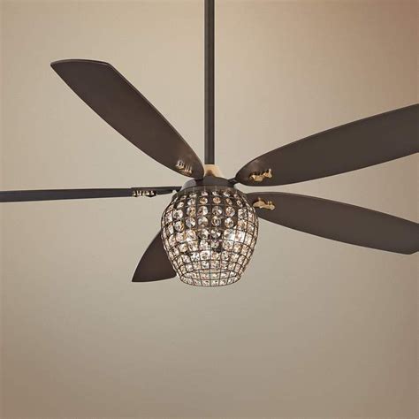 56 Minka Aire Bling Oil Rubbed Bronze Led Ceiling Fan 67k71 Lamps