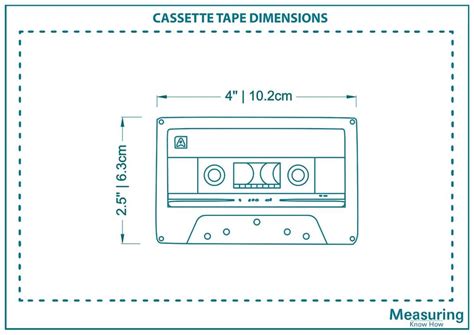 What Are The Cassette Tape Dimensions MeasuringKnowHow