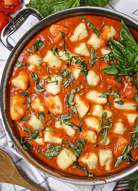 Gnocchi In Creamy Tomato Basil Sauce What Should I Make For