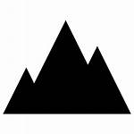 Svg Mountain Icon Project Noun Commons Wikimedia