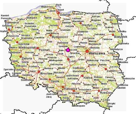 Szczegolowa Mapa Polski