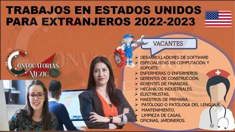 Trabajos En Estados Unidos Para Extranjeros Mayo Hot