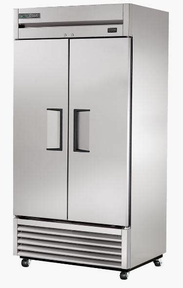 True T 35 Hc Ld Slimline Double Door Upright Refrigerator