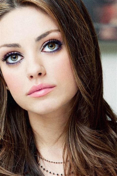 Sweethoney3 She Is Perfection Oh Those Eyes Swoon Mila Kunis Eyes Mila Kunis Makeup