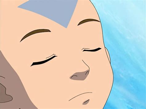 Aang With His Eyes Closed Aang Anime Images Avatar The Last Airbender