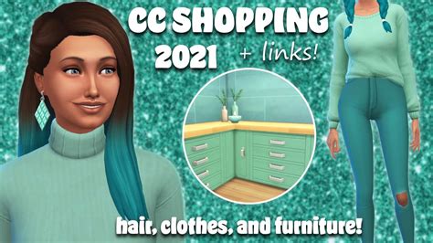 I Went Cc Shopping For My Not So Berry Mint Gen Sims 4 Custom