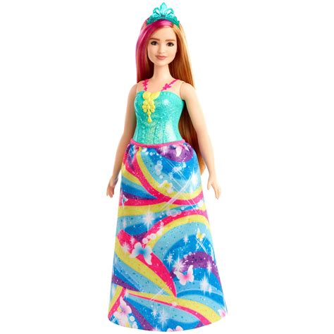 buy barbie dreamtopia princess doll 12 inch curvy blonde with pink hairstreak online at
