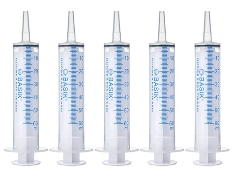 Buy 60ml 60cc Cath Tip Silicone O Ring Syringes Tube Feeding Oral