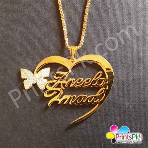 Double Name Necklace Customize Your Name Locket Online