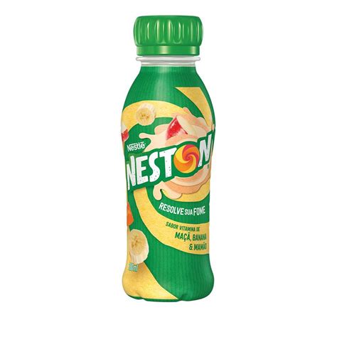 Bebida Láctea Nestlé Neston Vitamina De Maçã Banana E Mamão 280ml Comper