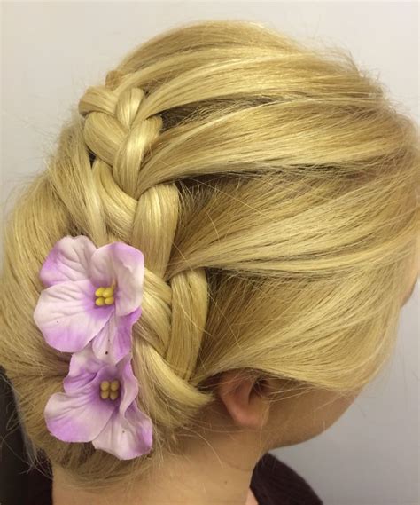 A French Plait With A French Pleat French Plait Freelance