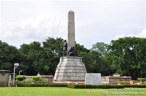 Rizal Monument In Luneta Park Manila Philippines Tour Guide