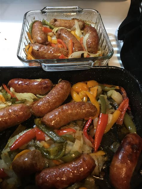 Homemade Hot Italian Sausage And Peppers Rfood