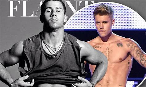 Nick Jonas Pulls A Justin Bieber By Showing Off His Abs For Flaunt