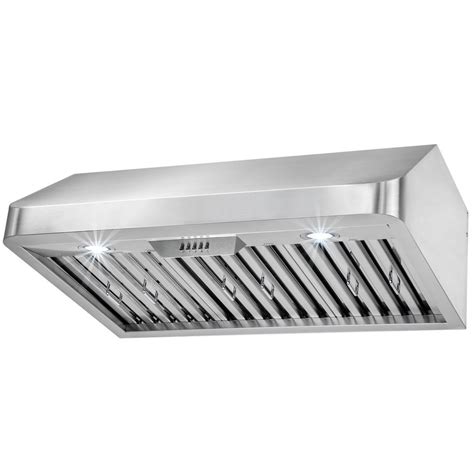 Akdy 36 In Ducted Under Cabinet Range Hood With Led Lights In
