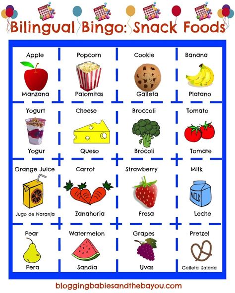 The second set of 20 cards has 13 numbers to find. Food And Drinks - Bingo Cards Worksheet - Free Esl Printable - Free Printable Spanish Bingo ...