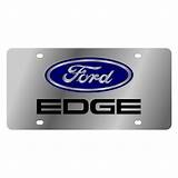 Pictures of Ford Edge License Plate