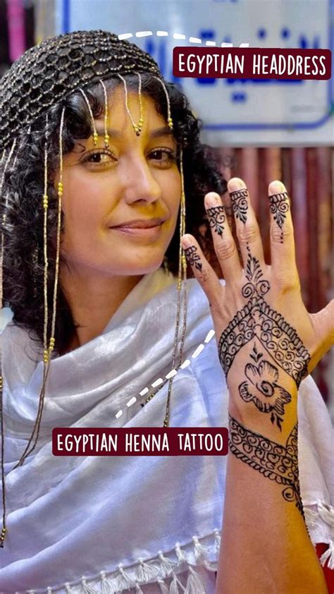 egyptian henna tattoo egyptian headdress egyptian culture in 2023 henna tattoo henna