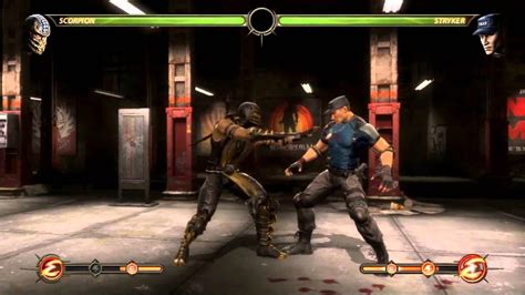 Mortal Kombat 9 Ps3 Scorpion Stage Fatality Metrô Pt Br Hd Youtube