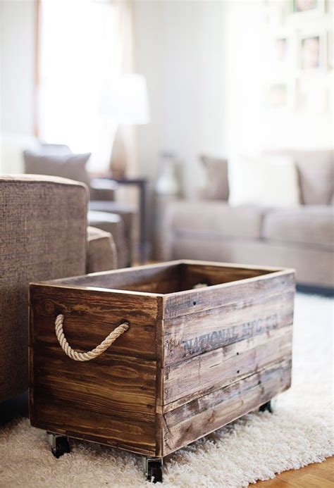 20 Rustic Diy Wooden Crate Ideas Homemydesign