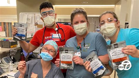 Dtla Business Donates 10000 Bags Of Beef Jerky To Medical Workers