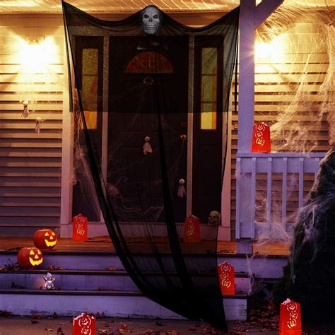 Halloween Props Ghost Decorations Black Creepy Cloth