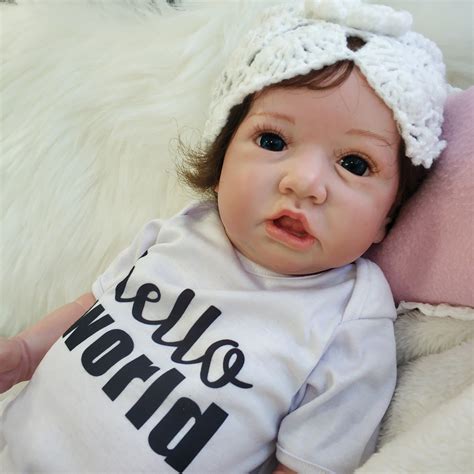 Toddler Beautiful Girl Reborn Baby Silicone Real Life Dolls