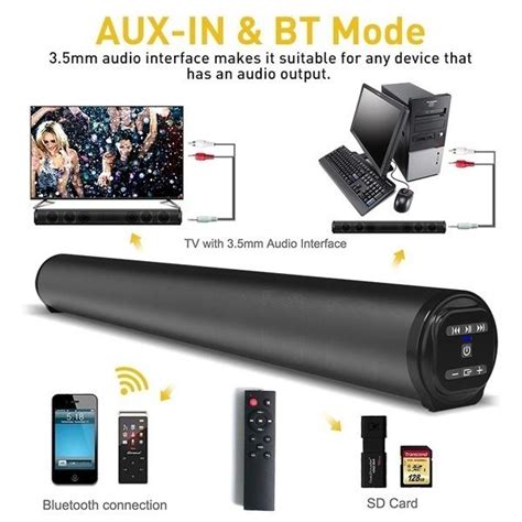 Buy Upgraded Bluetooth Wireless Tv Soundbar With Subwoofer Home