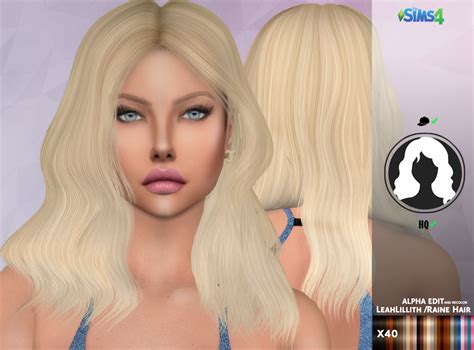Leahlillith Raine Alpha Edit Hair Recolor The Sims 4 Download