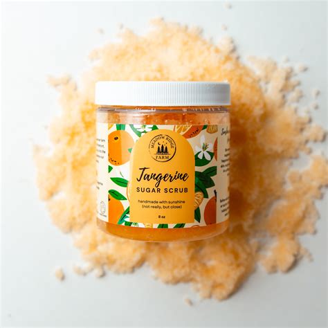 Tangerine Sugar Scrub Made In Maine All Natural