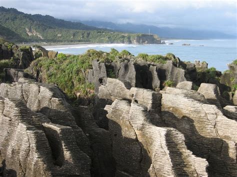 Punakaiki Pancake Rocks On The West Coast Of The South Island South