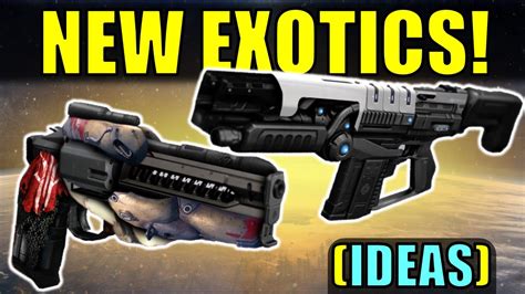Destiny New Exotic Weapons Community Ideas Fallen Weapons