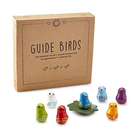 Finding cool and unusual presents that are also meaningful is usually pretty difficult. Guide Birds | Inspirational Daily Bird Set | Boring gift ...